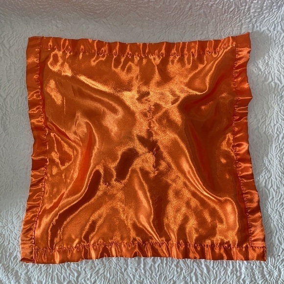 Fox Security Blanket Minky Dot Back Satin & Trim Baby Lovey Plush - Picture 7 of 10